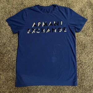 Armani Exchange Men's Navy Graphic Tee